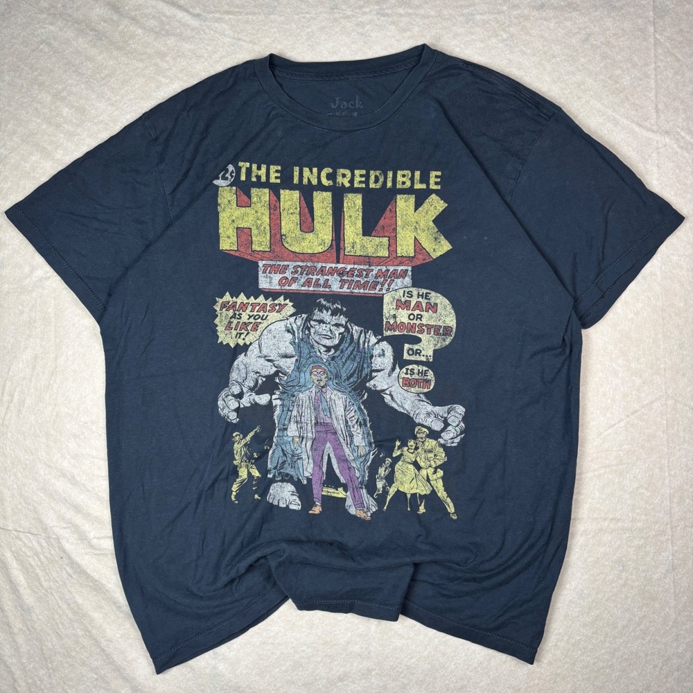 Vintage Jack of All Trades Incredible Hulk Graphic T-Shirt – Size M